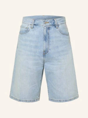 Carhartt Wip Szorty Jeansowe Landon Loose Fit blau 01WU BLUE