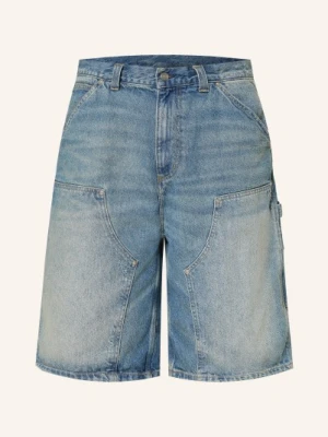 Carhartt Wip Szorty Jeansowe Og Aden Wide Fit blau