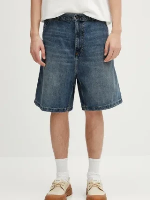 Carhartt WIP szorty jeansowe OG Single Knee Short męskie kolor niebieski I034872.014L