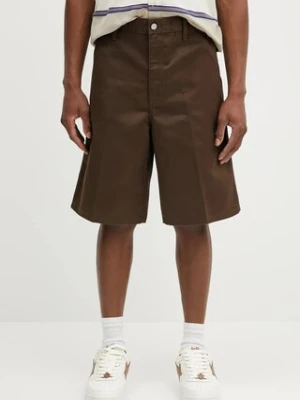 Carhartt WIP szorty Simple Short męskie kolor brązowy I034912.2LS02