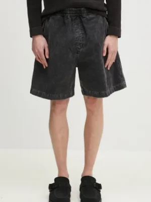 Carhartt WIP szorty sztruksowe Reynold Short męskie kolor szary I034877.890F