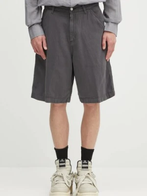 Carhartt WIP szorty z domieszką lnu Cooper Short męskie kolor szary I034805.87GD