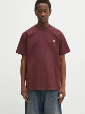 Carhartt WIP t-shirt bawełniany S/S American Script T-Shirt