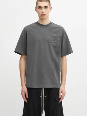 Carhartt WIP t-shirt bawełniany S/S Bait Shack T-Shirt męski kolor szary z nadrukiem I034660.89GD