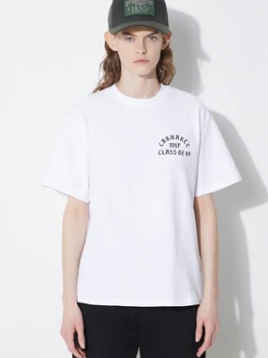 Carhartt WIP t-shirt bawełniany S/S Class of 89 T-Shirt kolor biały I033192.00AGD