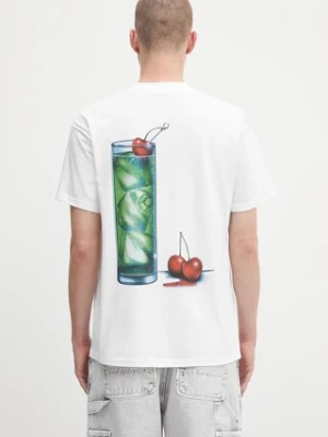 Carhartt WIP t-shirt bawełniany S/S Jake Garcia męski kolor biały wzorzysty I035208.02XX