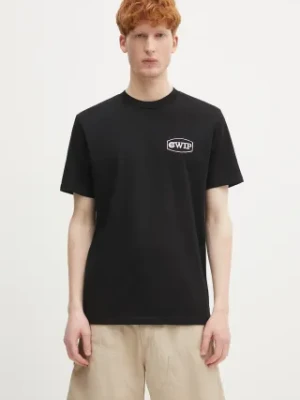 Carhartt WIP t-shirt bawełniany S/S Lay Up T-Shirt męski kolor czarny z aplikacją I034765.2XQXX