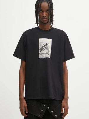 Carhartt WIP t-shirt bawełniany S/S No Play T-Shirt męski kolor czarny z nadrukiem I035452.89XX