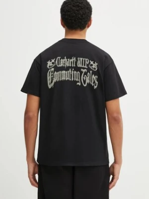 Carhartt WIP t-shirt bawełniany SS Commuting Tales T-Shirt