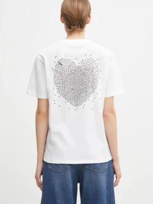 Carhartt WIP t-shirt bawełniany W' S/S Hearts Of Hartts T-S damski kolor biały I035477.02XX
