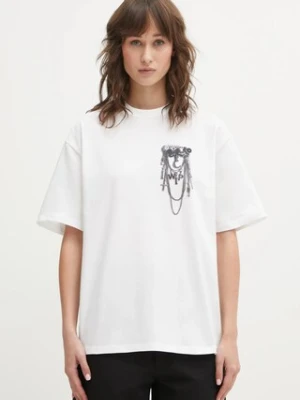 Carhartt WIP t-shirt bawełniany W SS Inverted Charm T-Shirt damski kolor biały I036030.02XX
