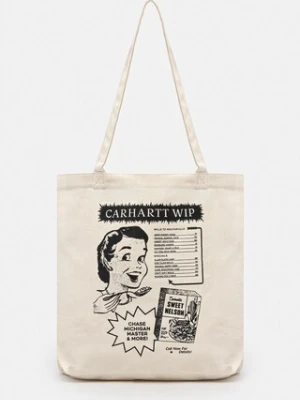 Carhartt WIP torba bawełniana Canvas Graphic Tote kolor beżowy I033975