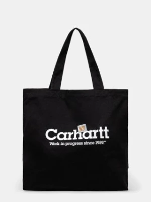 Carhartt WIP torba bawełniana Canvas Graphic Tote Large kolor czarny I032928.2NTXX