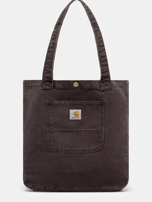Carhartt WIP torebka bawełniana Bayfield Tote kolor brązowy I035688.474O