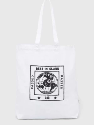 Carhartt WIP torebka bawełniana Stamp Tote kolor biały I033629.00AXX