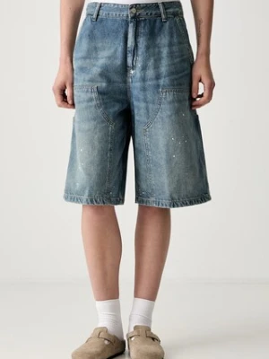 Carhartt WIP W Nixon Double Knee szorty carpenter jeansowe damskie