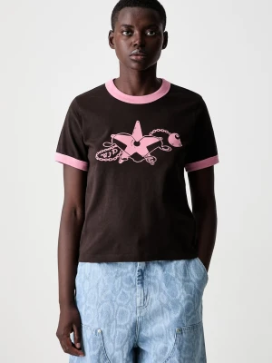 Carhartt WIP W / Outlaw Star Ringer T-shirt bawełniany damski