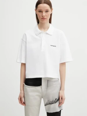 Carhartt WIP W' S/S Carhartt Script Polo TS bawełniane damskie