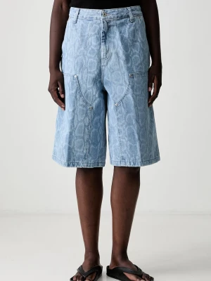 Carhartt WIP W Snake Nixon Double Knee szorty carpenter jeansowe damskie