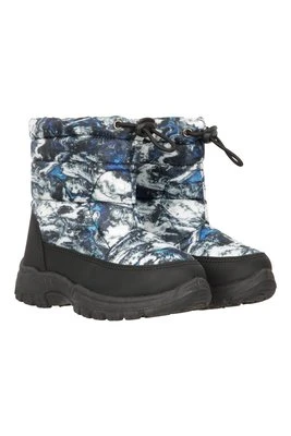 Caribou dziecięce buty zimowe z nadrukiem - Charcoal Mountain Warehouse