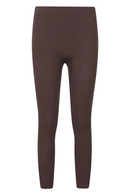 Carmel — bezszwowe żebrowane damskie spodnie termiczne - Brown Mountain Warehouse