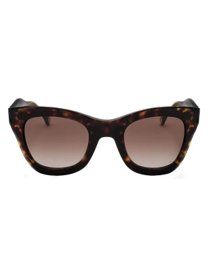 Carolina Herrera Damskie okulary przeciwsłoneczne w kolorze brązowo-jasnobrązowym rozmiar: 50