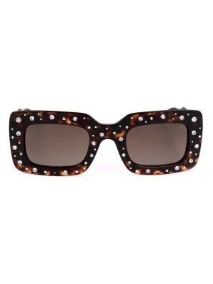 Carolina Herrera Damskie okulary przeciwsłoneczne w kolorze brązowym rozmiar: 50
