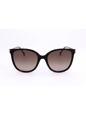 Carolina Herrera Damskie okulary przeciwsłoneczne w kolorze brązowym rozmiar: 55