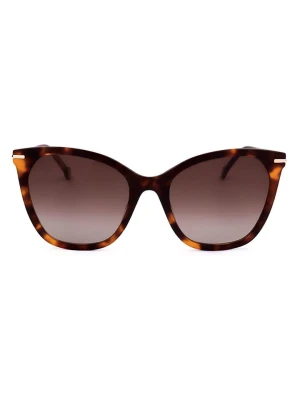 Carolina Herrera Damskie okulary przeciwsłoneczne w kolorze brązowym rozmiar: 56