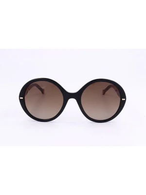 Carolina Herrera Damskie okulary przeciwsłoneczne w kolorze czarno-brązowym rozmiar: 55