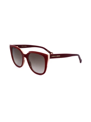 Carolina Herrera Damskie okulary przeciwsłoneczne w kolorze czerwono-jasnobrązowym rozmiar: 53
