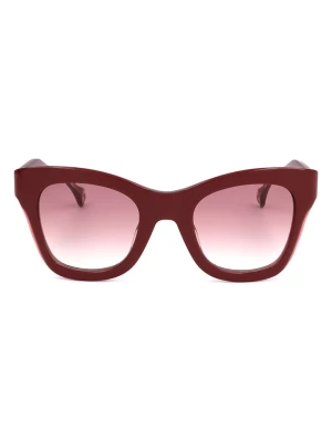 Carolina Herrera Damskie okulary przeciwsłoneczne w kolorze czerwonym rozmiar: 50