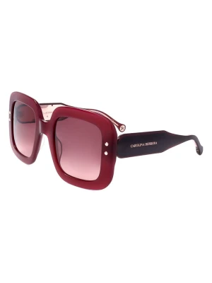 Carolina Herrera Damskie okulary przeciwsłoneczne w kolorze fioletowo-czerwonym rozmiar: 52