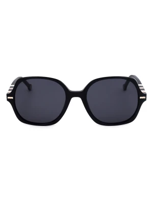 Carolina Herrera Damskie okulary przeciwsłoneczne w kolorze granatowo-czarnym rozmiar: 55