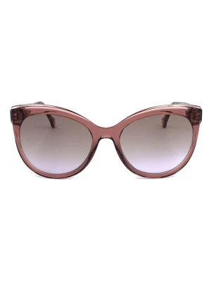 Carolina Herrera Damskie okulary przeciwsłoneczne w kolorze jasnobrązowym rozmiar: 57