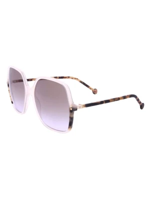 Carolina Herrera Damskie okulary przeciwsłoneczne w kolorze jasnoróżowo-fioletowym rozmiar: 56