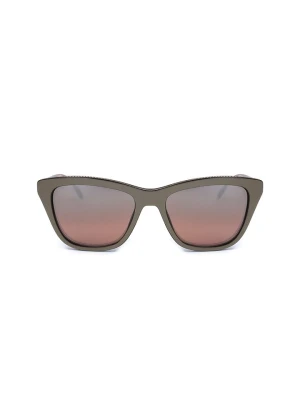 Carolina Herrera Damskie okulary przeciwsłoneczne w kolorze oliwkowo-szaro-czerwonym rozmiar: 55