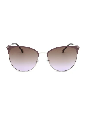 Carolina Herrera Damskie okulary przeciwsłoneczne w kolorze srebrno-fioletowym rozmiar: 58