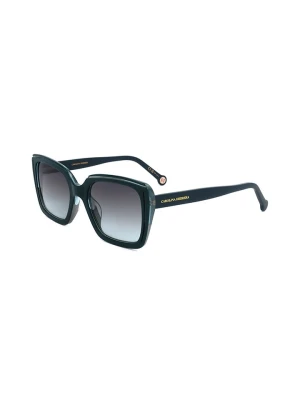 Carolina Herrera Damskie okulary przeciwsłoneczne w kolorze zielono-błękitno-szarym rozmiar: 53