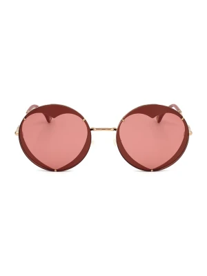 Carolina Herrera Damskie okulary przeciwsłoneczne w kolorze złoto-czerwonym rozmiar: 57