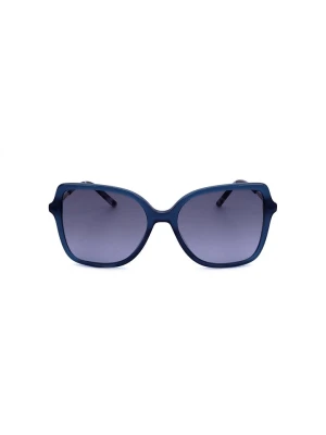 Carolina Herrera Damskie okulary przeciwsłoneczne w kolorze złoto-granatowym rozmiar: 55