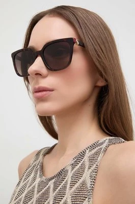 Carolina Herrera okulary przeciwsłoneczne damskie kolor brązowy HER 0236/S