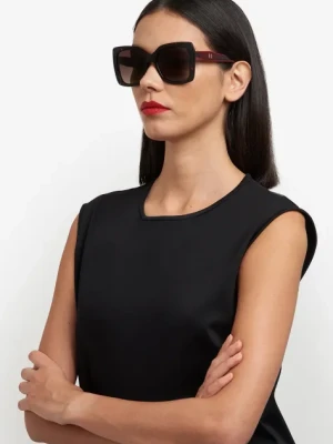 Carolina Herrera okulary przeciwsłoneczne damskie kolor brązowy HER 0258/G/S