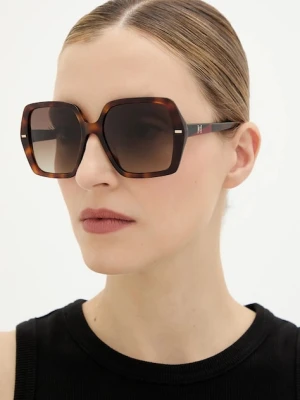 Carolina Herrera okulary przeciwsłoneczne damskie kolor brązowy HER 0332/G/S