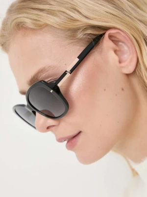 Carolina Herrera okulary przeciwsłoneczne damskie kolor czarny HER 0176/G/S
