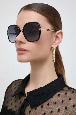 Carolina Herrera okulary przeciwsłoneczne damskie kolor czarny HER 0217/S