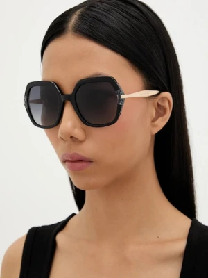 Carolina Herrera okulary przeciwsłoneczne damskie kolor czarny HER 0347/S