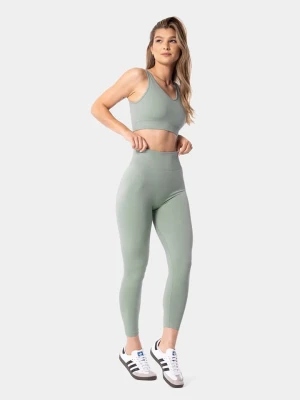 Carpatree Legginsy sportowe "Simply" w kolorze zielonym rozmiar: M