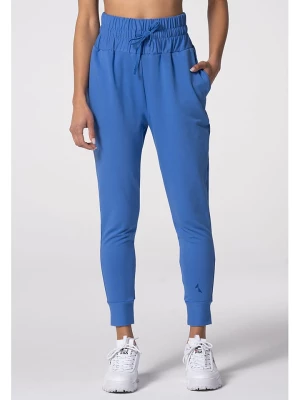 Carpatree Spodnie dresowe "Fair" w kolorze niebieskim rozmiar: M