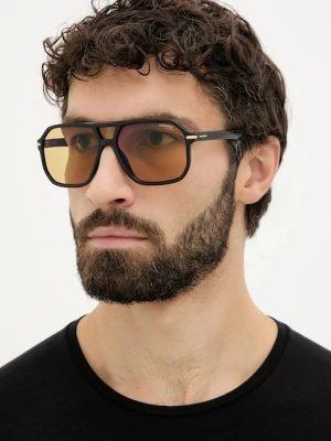 Carrera okulary przeciwsłoneczne kolor czarny